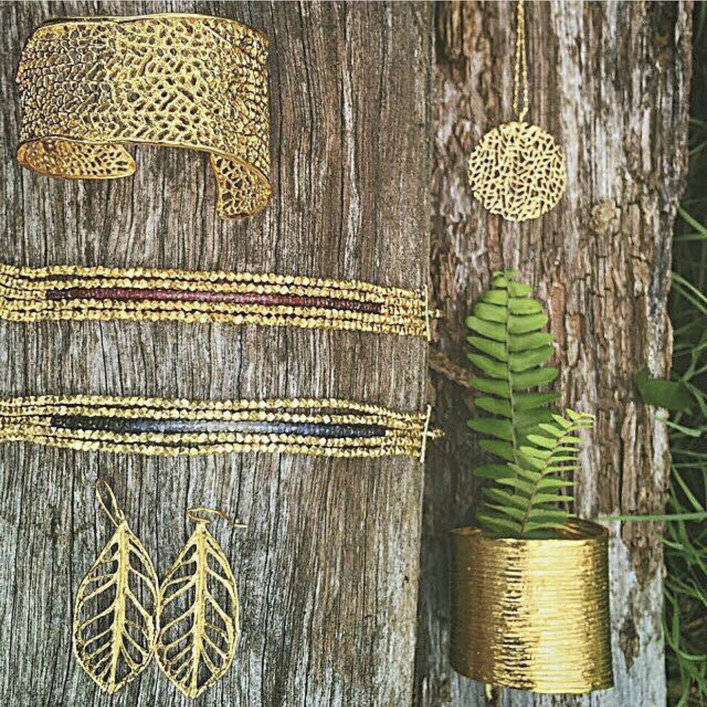 Coral Cuff Bracelet