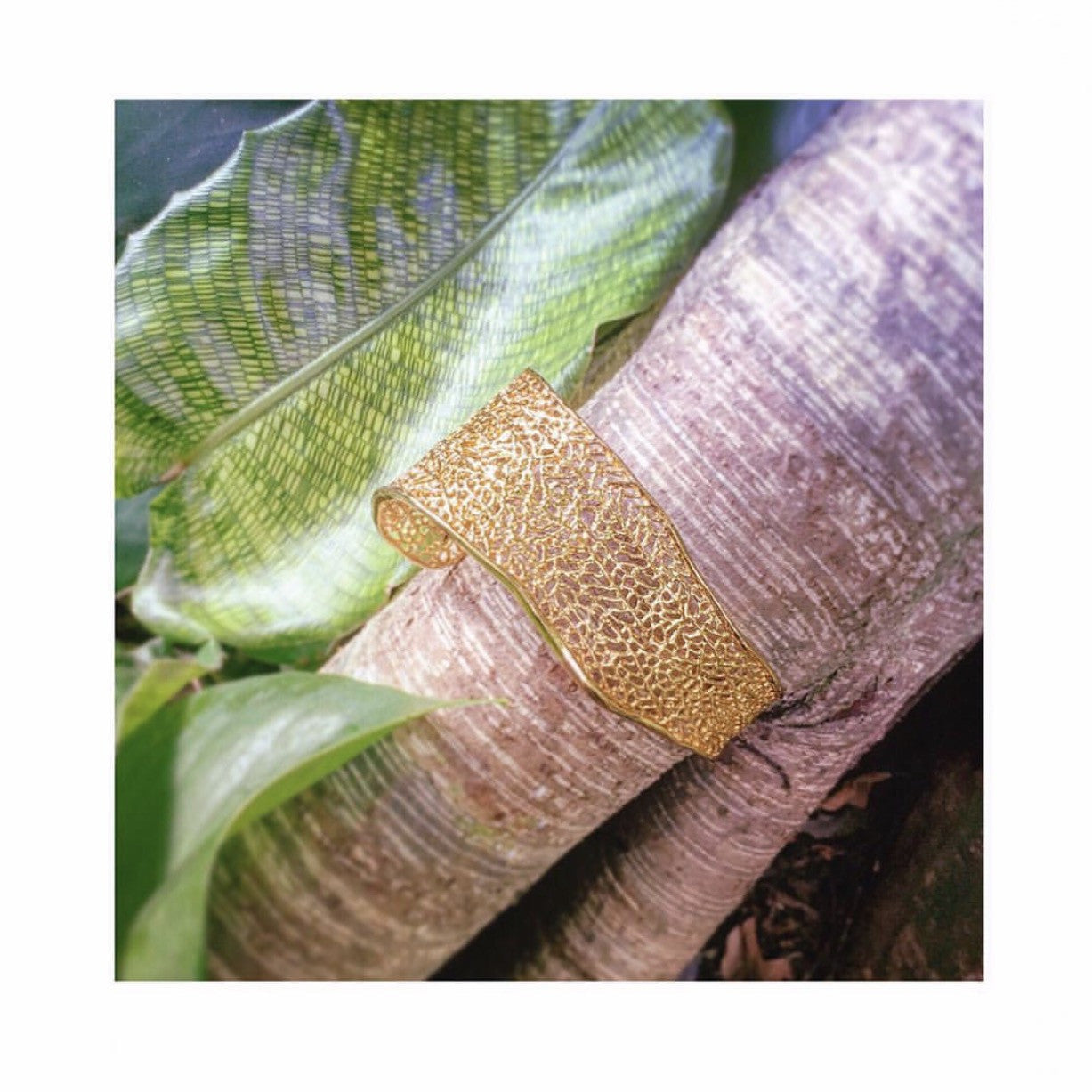 Coral Cuff Bracelet