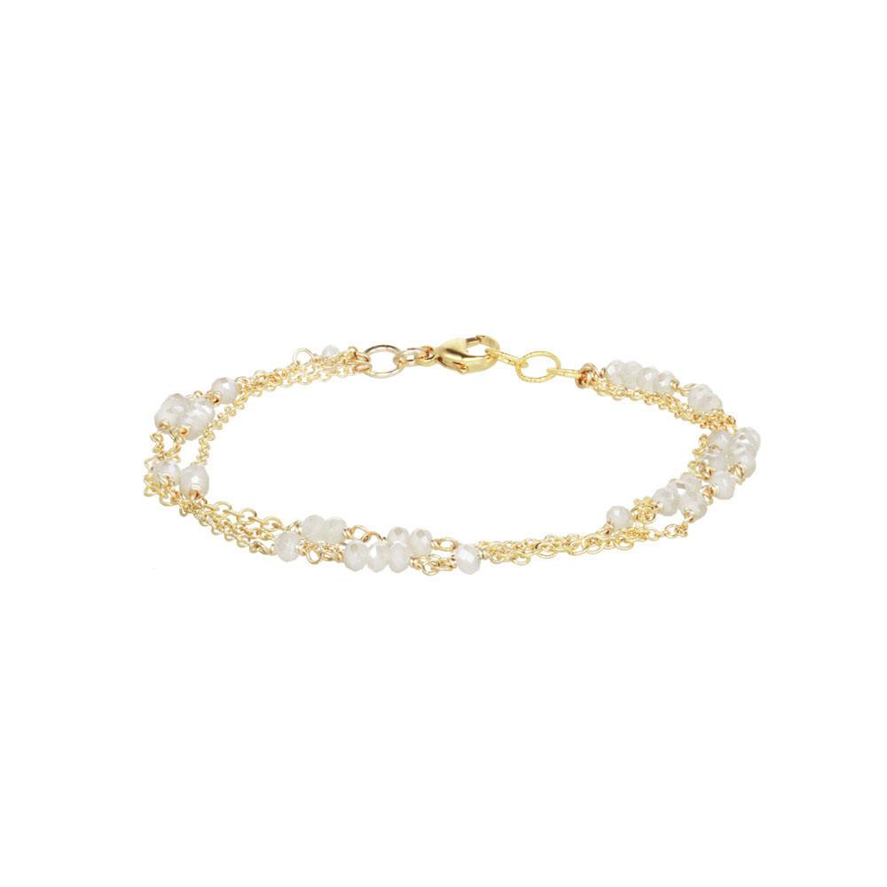 3 Strand Gemstone Chain Bracelet - Select Styles Only