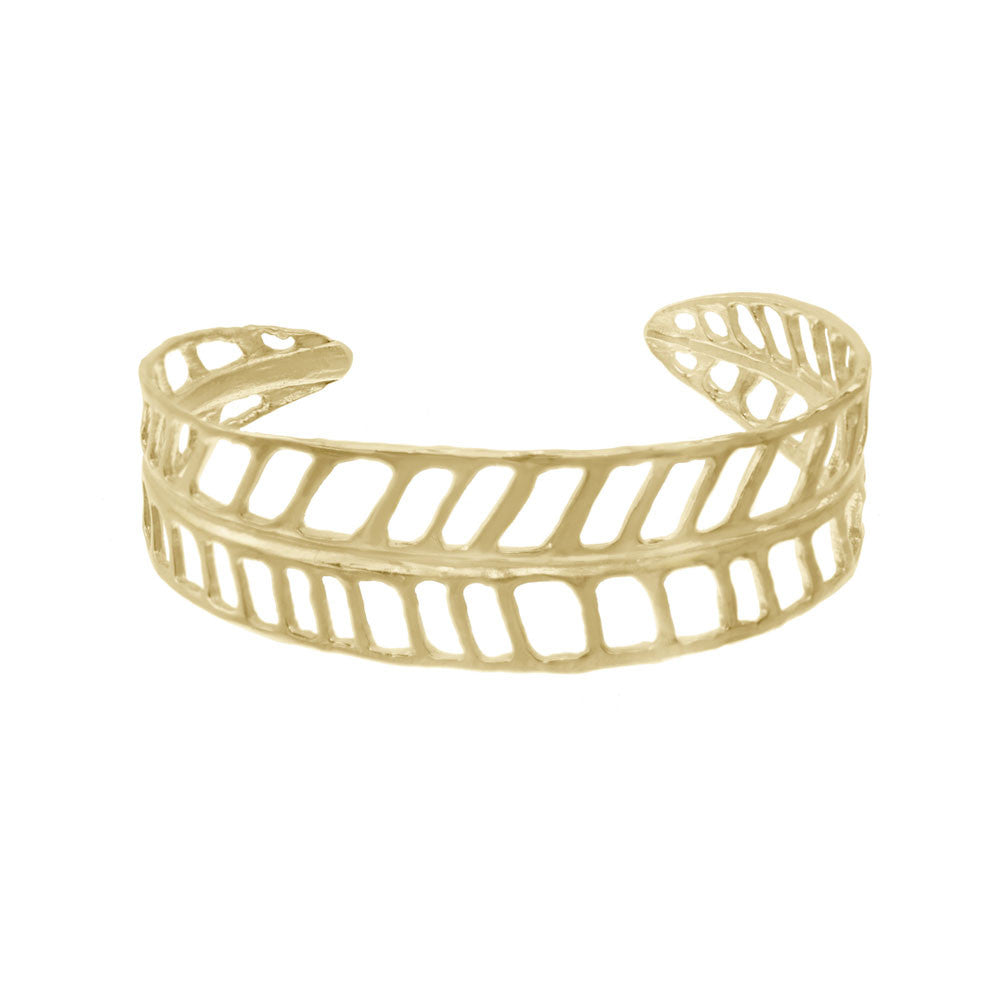Plumeria Cut-Out Cuff