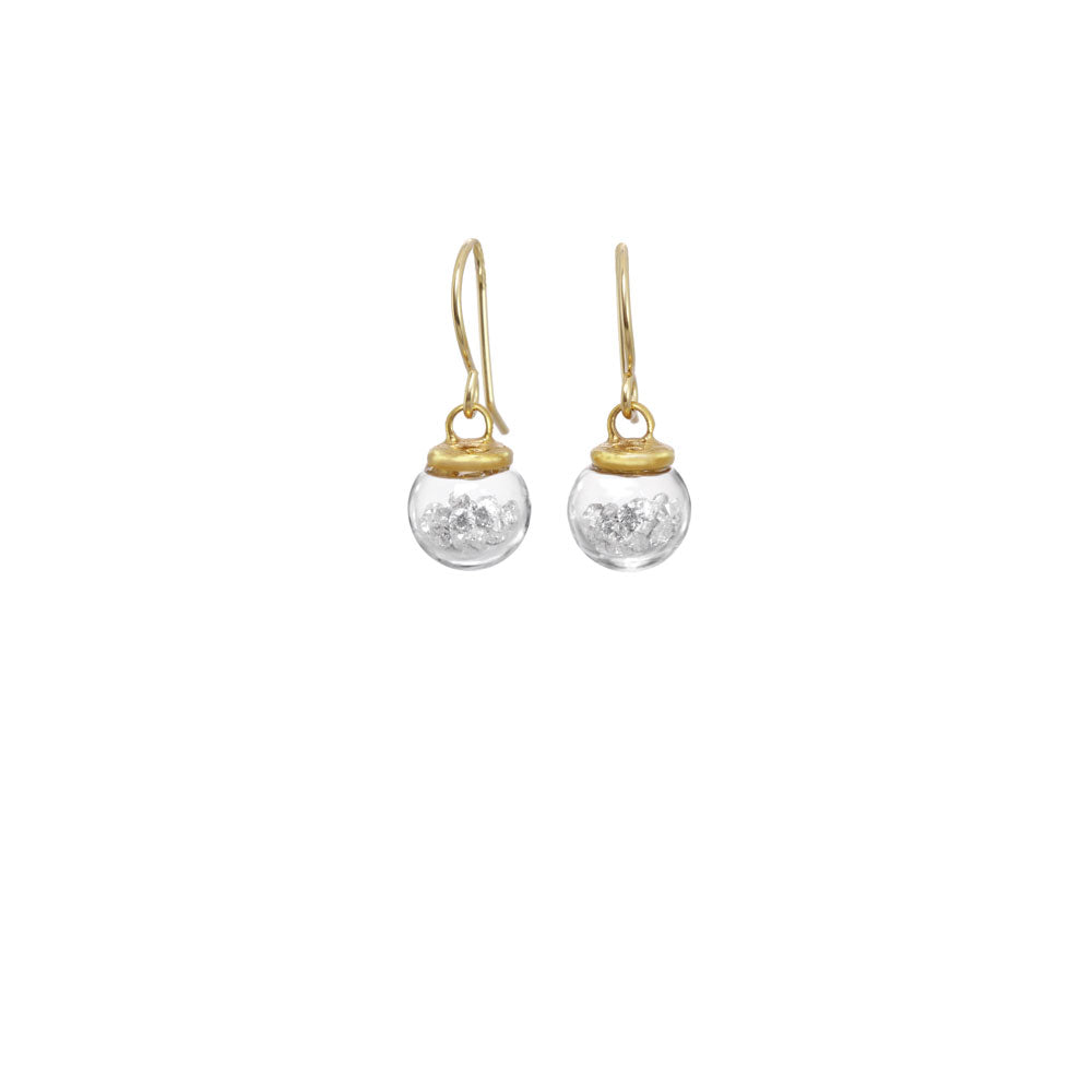 Mini Globe Earrings