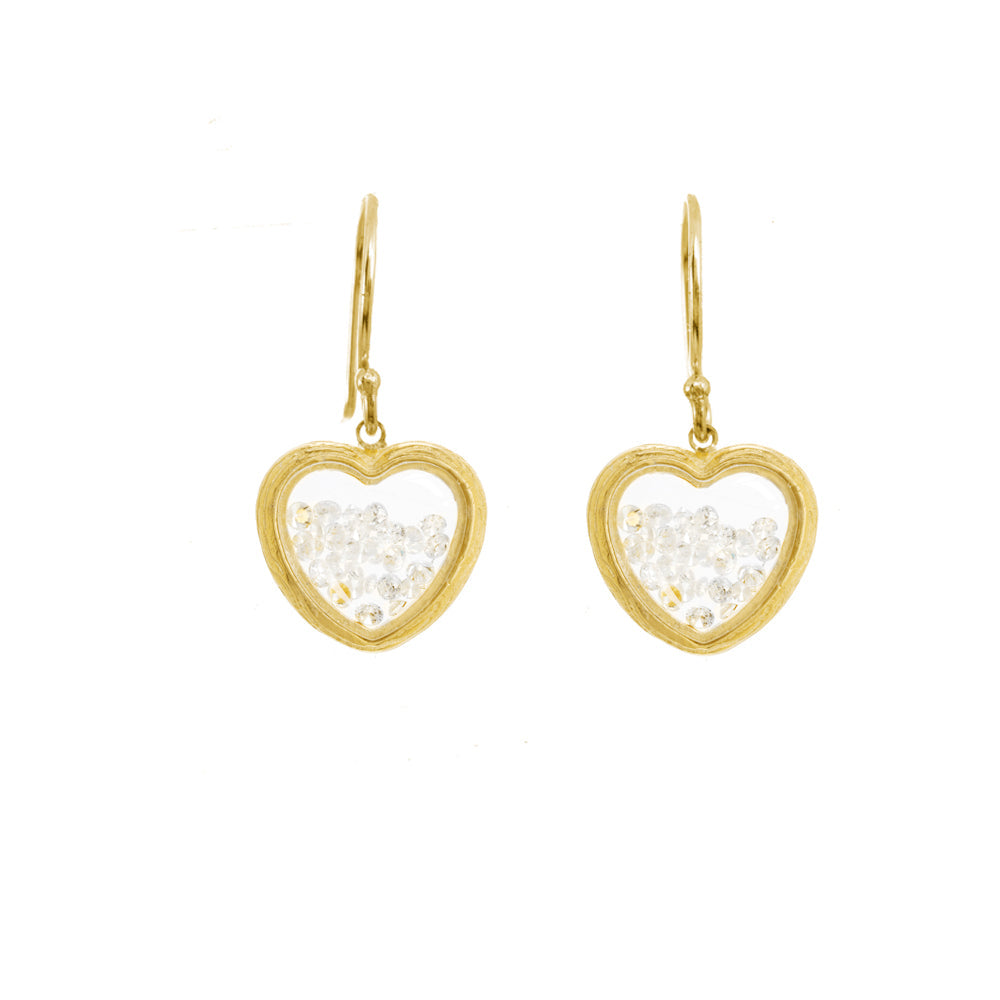 Small Heart Shaker Earrings