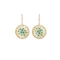 Small Ombre Botanical Earrings