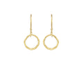Small Opihi Circle Earrings