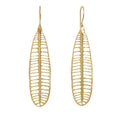 Large Plumeria Cutout Earrings
