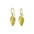 Medium Wheat Leaf Earrings