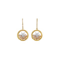 Mini Shaker Earrings with Silver Sea Star- Selected Gold Styles Only