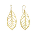 Plumeria Leaf Earrings