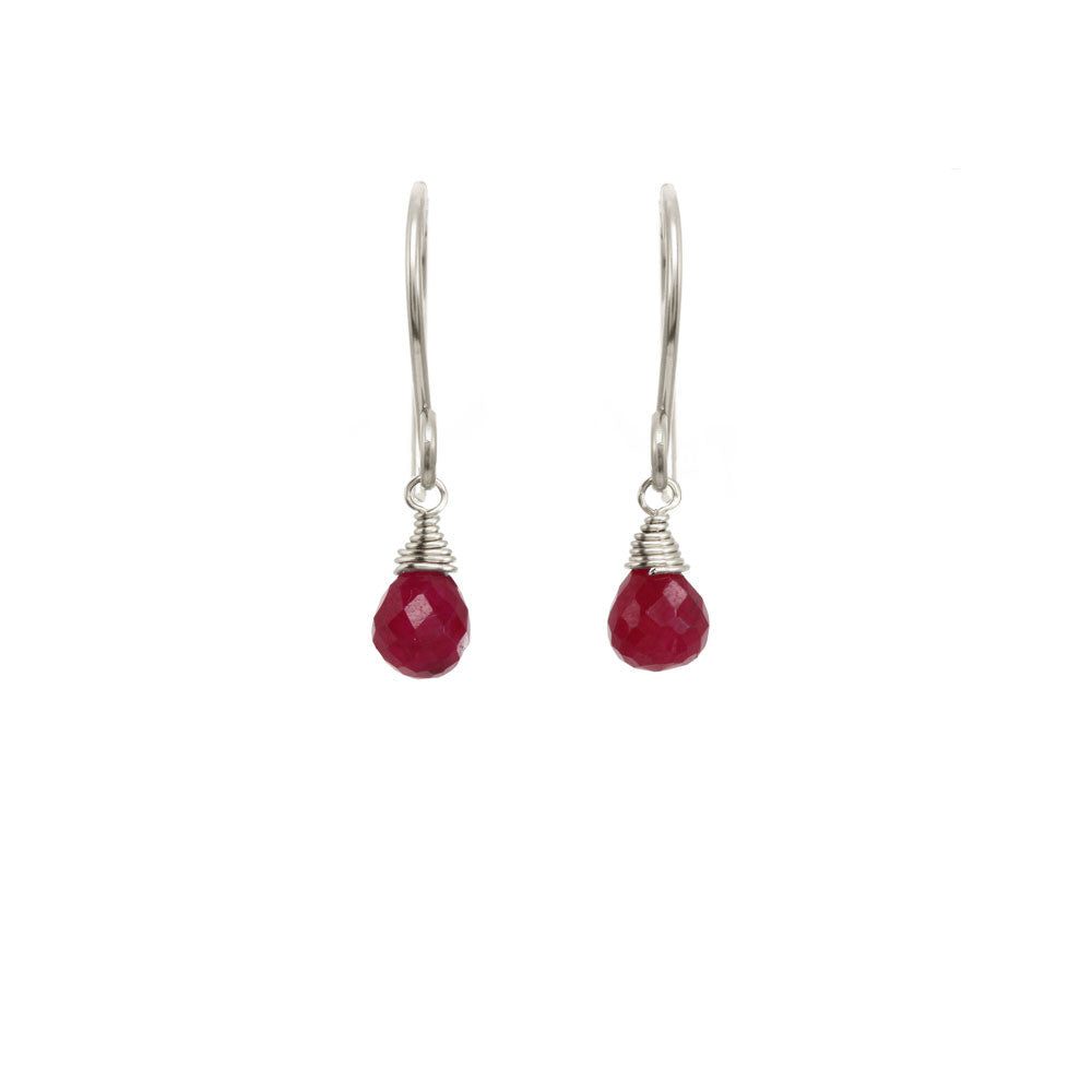 Wrapped Briolette Earrings