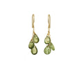 3 Briolettes on Chain Earrings