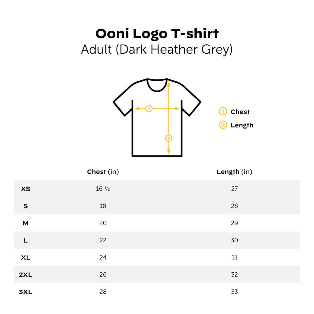Ooni Minimal Logo Dark Gray Unisex T-shirt