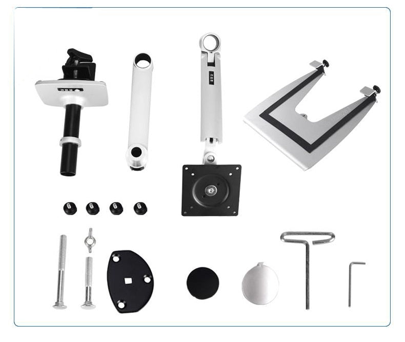 Aluminum Alloy Desktop Mount Dual Use 17-27 inch Monitor Support