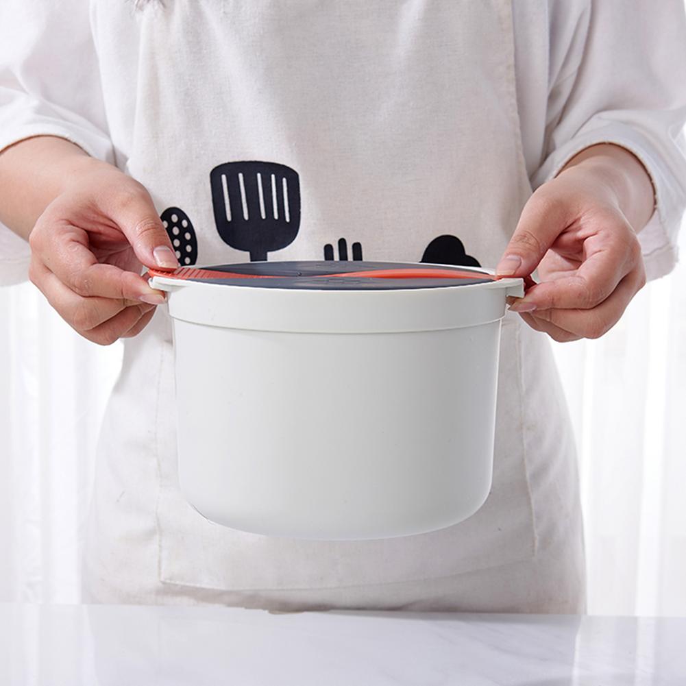 2L Multifunctional Steamer Hot Soup Cooking - Microwaveable Rice Cooker