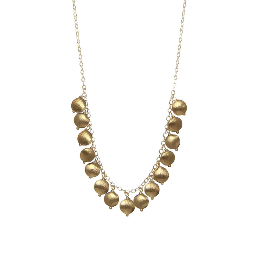 Mixed Coin Necklace - Gold Only