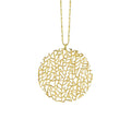 Large Coral Disc Necklace - Select Styles Only
