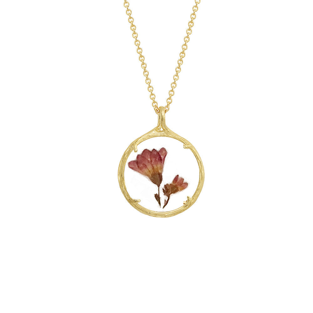 Small Botanical Necklace - Select Styles Only (18k Gold Vermeil)