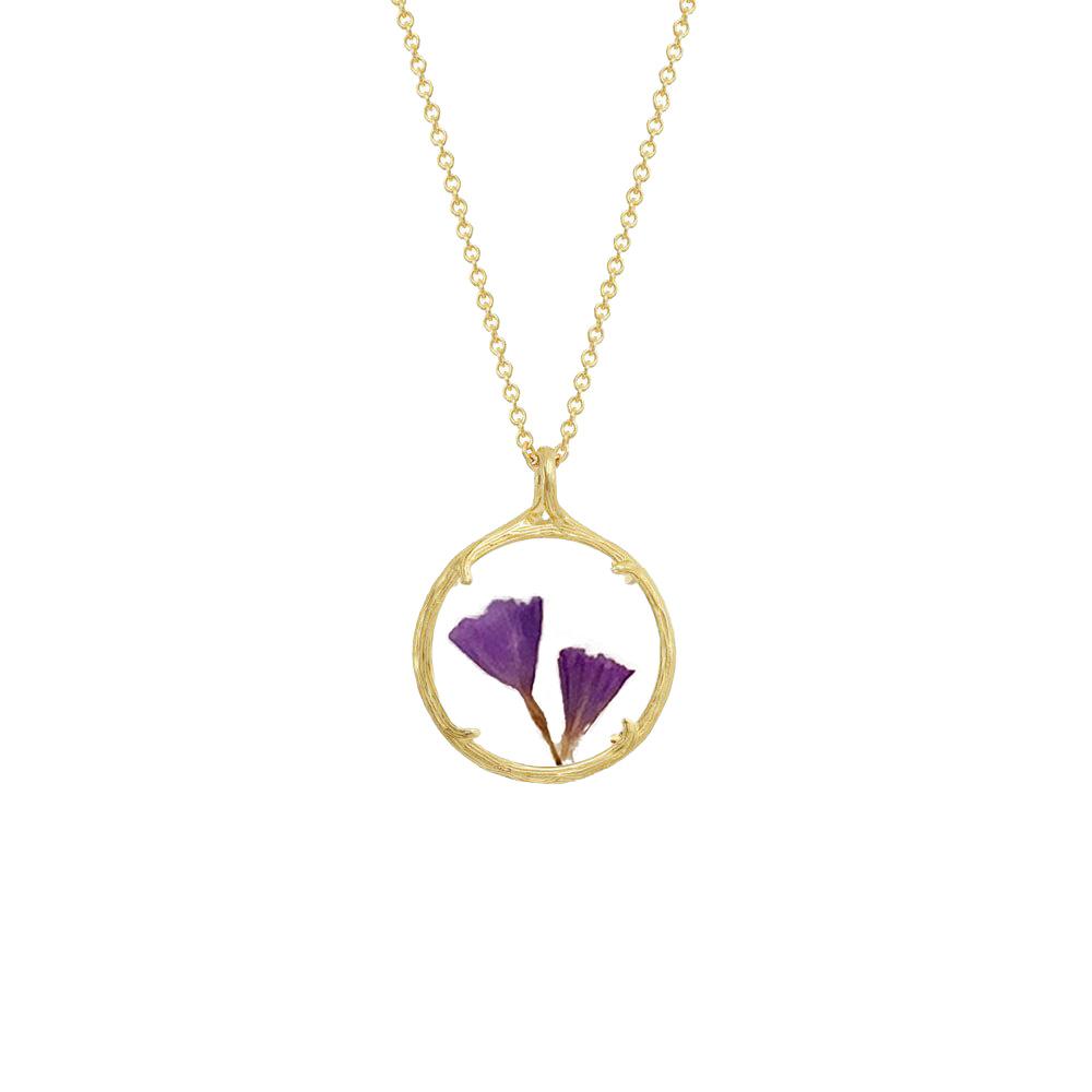 Small Botanical Necklace - Select Styles Only (18k Gold Vermeil)
