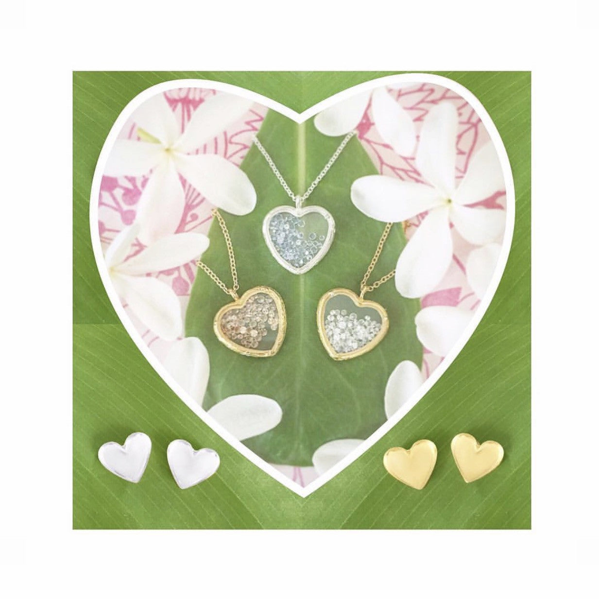 Large Heart Shaker Necklace