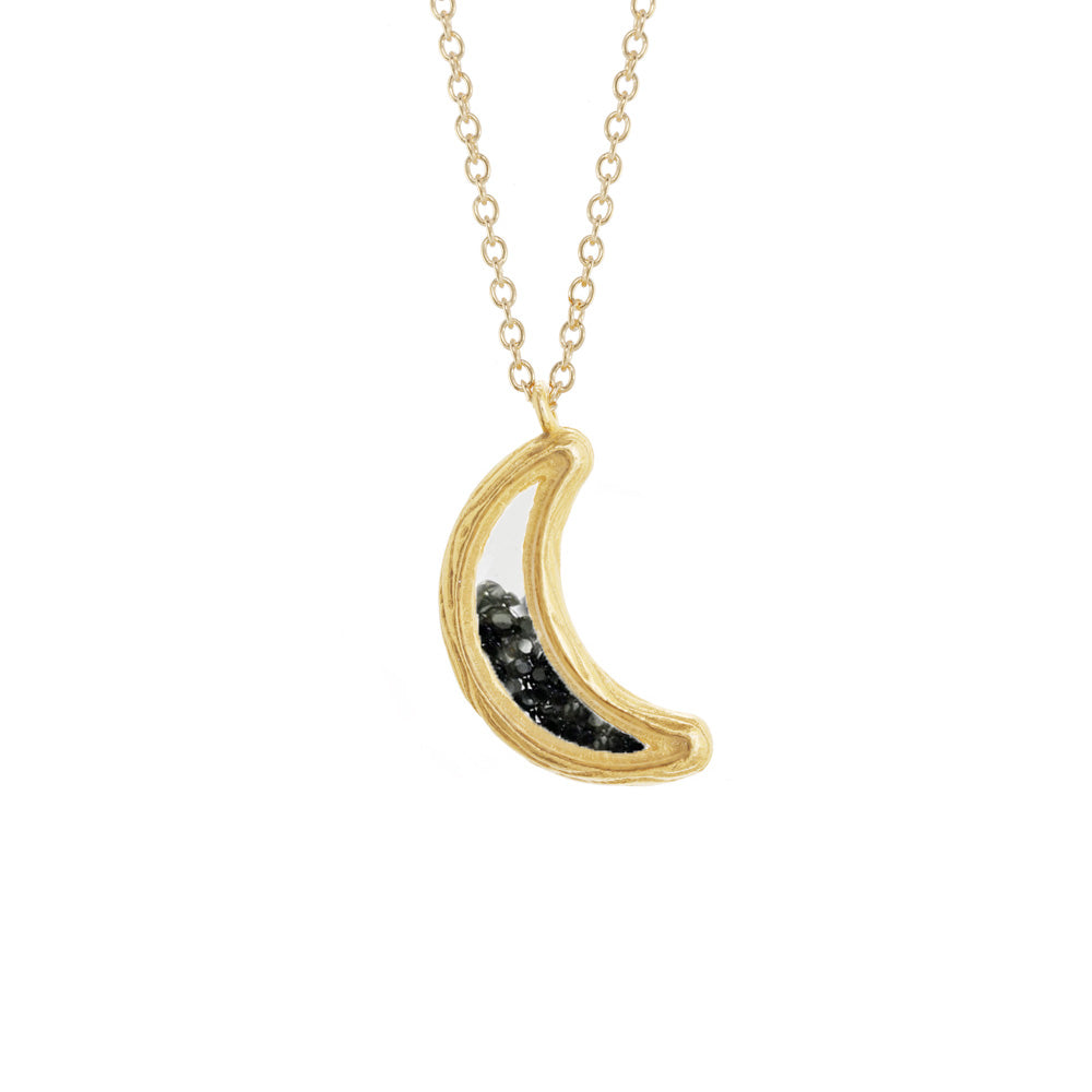 Large Moon Shaker Necklace