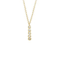 Long Seed Pod Solitaire Necklace
