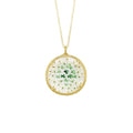 Large Ombre Botanical Necklace