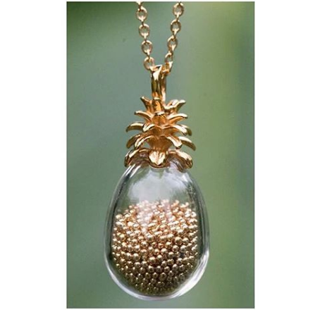 Pineapple Shaker Necklace