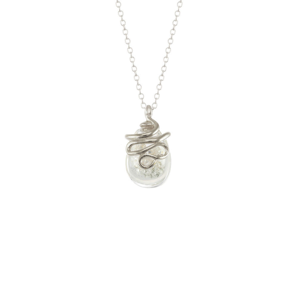 Mini Snake Shaker Necklace