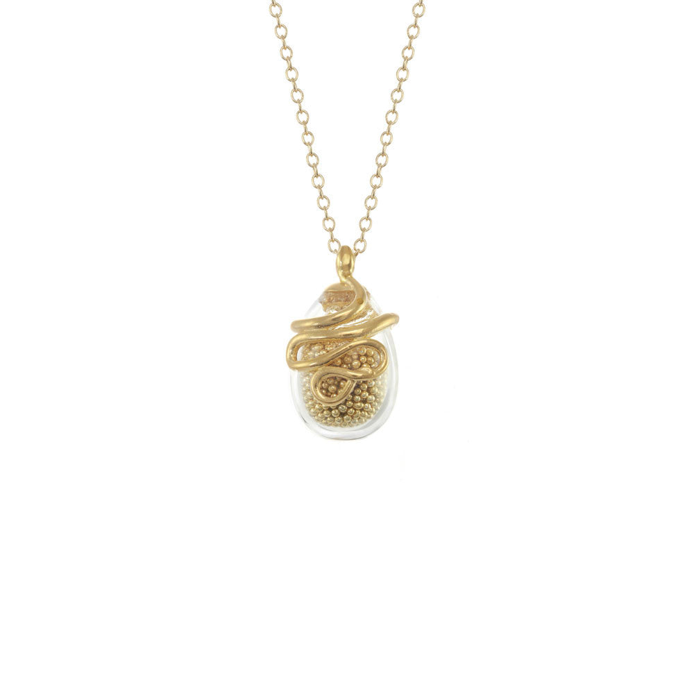 Mini Snake Shaker Necklace