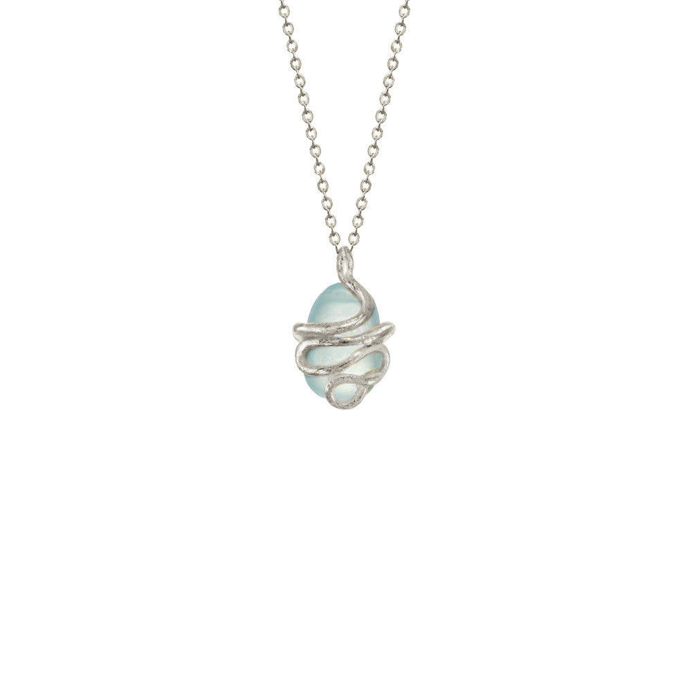 Snake Gemstone Necklace