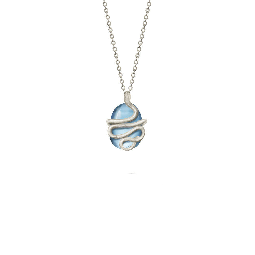 Snake Gemstone Necklace