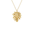Medium Monstera Necklace