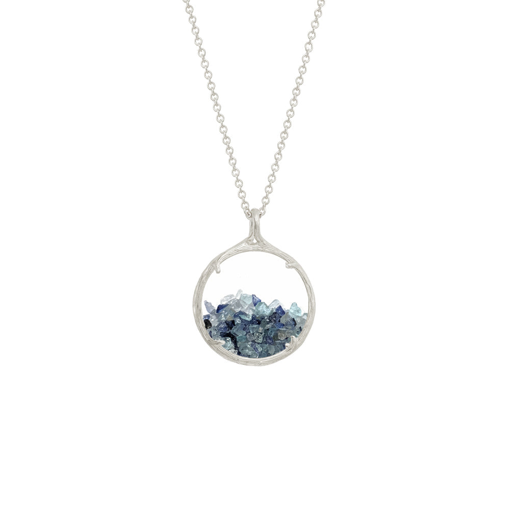 Custom Mixed Small Shaker Birthstone Necklace
