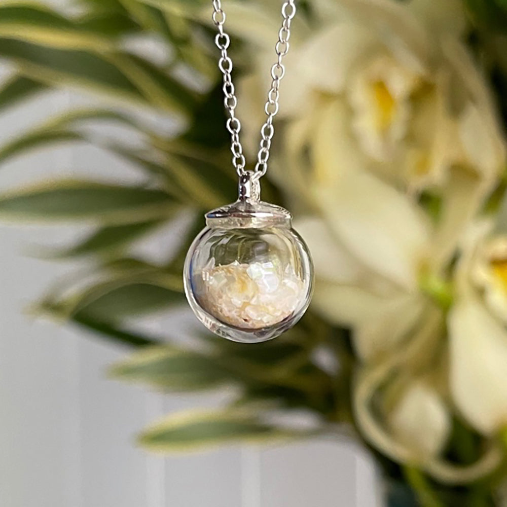 Birthstone Globe Necklace - June