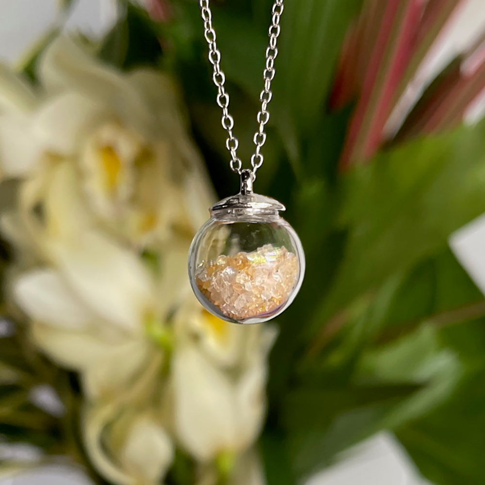 Birthstone Globe Necklace - November