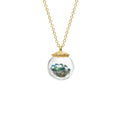 Custom Mixed Small Globe Birthstone Necklace