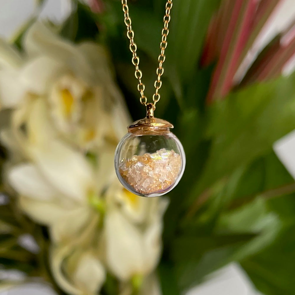 Birthstone Globe Necklace - November