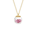 Birthstone Globe Necklace - October