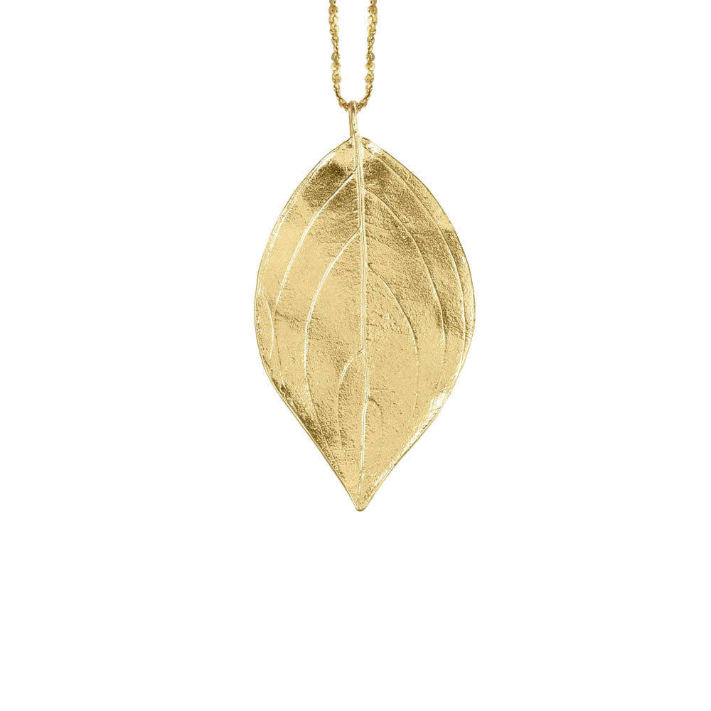 Extra Large Leaf Necklace