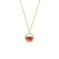 Mini Shaker Birthstone Necklace - Selected Gold Styles Only