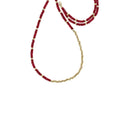 Long Reverse Gemstone Fade Necklace