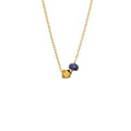 Large Rondelle and Nugget Necklace