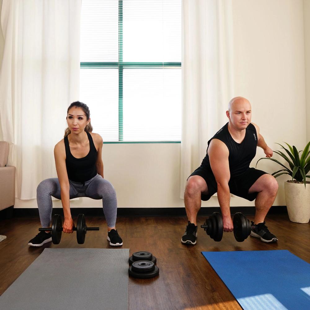 40 lb,Vinyl Dumbbell Set