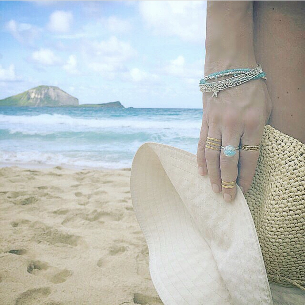 Thin Coral Ring