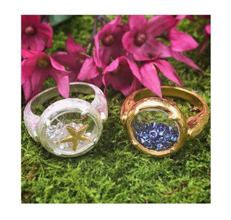 Shaker Ring with Starfish