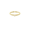 Seed Pod Solitaire Ring