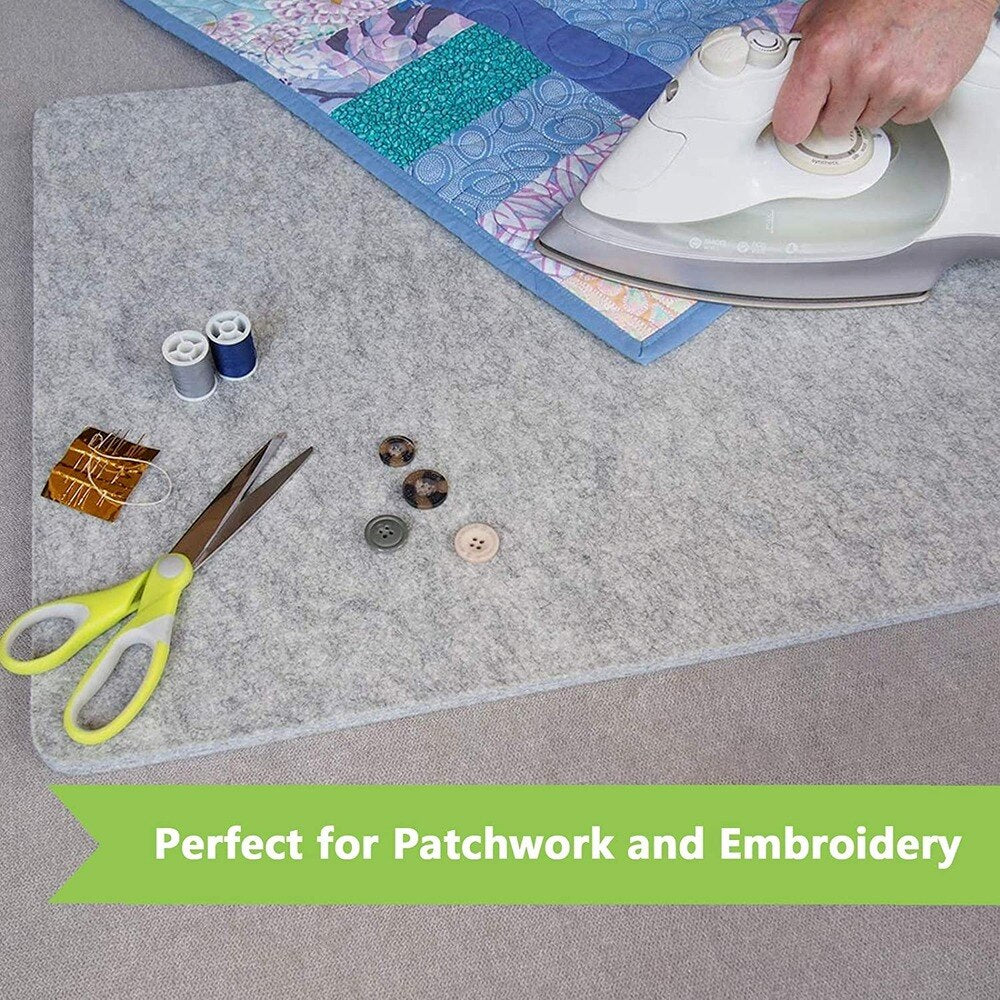 Wool Pressing Mat for Quilting 13.5" X 13.5"
