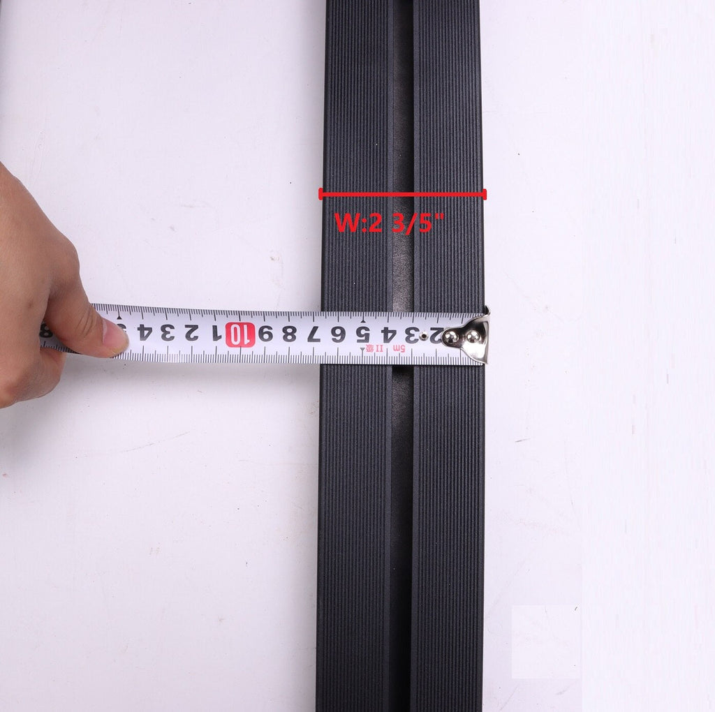Aluminium (55 x 63) Black Car Roof Platform Rack Universal Flat Roof Rack