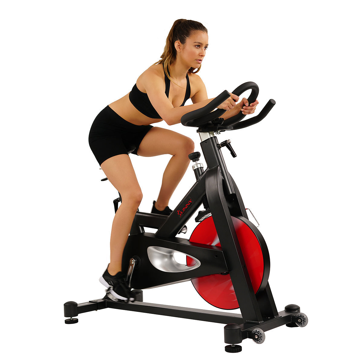 Evolution Pro Magnetic Belt Drive Indoor Cycling Bike, High Weight Capacity, Heavy Duty Flywheel