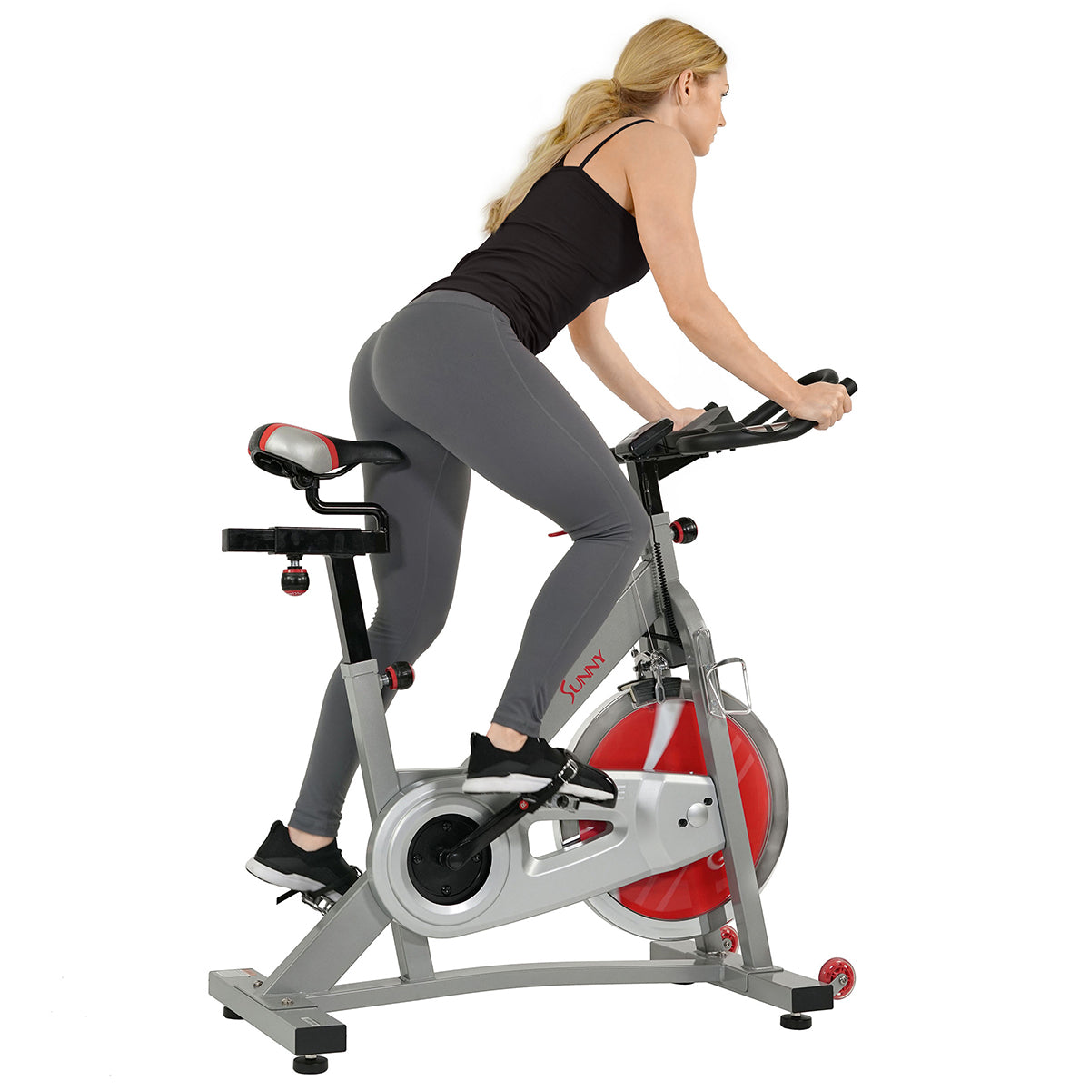 Fitness Pro II Indoor Cycling Bike with Device Mount and Advanced Display