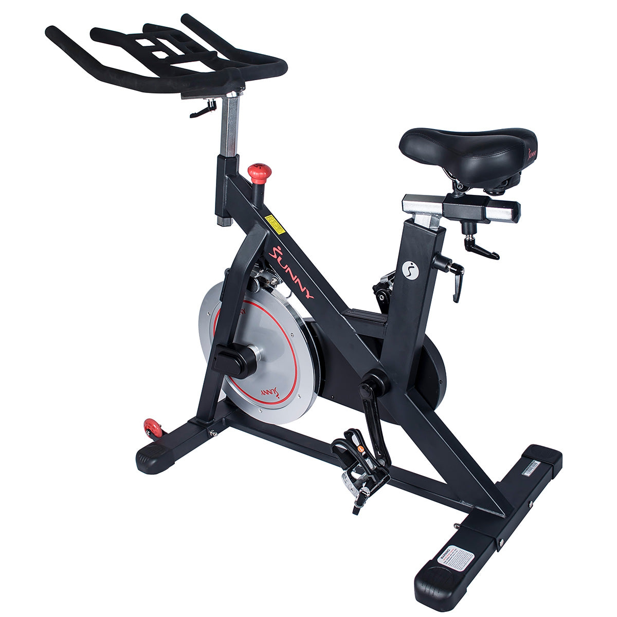 Magnetic Belt Drive Indoor Cycling Bike w/ High Weight Capacity and Device Holder